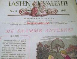 Lasten Kuvalehti  nr 5   1951