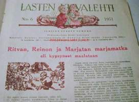 Lasten Kuvalehti  nr 6   1951