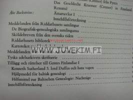 Gentes Finlandiae II Skrifter utgivna av Finlands Riddarhus III i samarbete med Finlands Adelsförbund