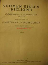 Suomen kielen kielioppi. 1 osa fonetiikka ja morfologia
