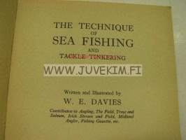 The Technique of Sea Fishing and Tackle Tinkering -merikalastus