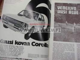 Automies 1971 nr 2 -asiakaslehti, Toyota Corona 1500 Mark I, Terhi-veneet 1971 mallisto mm. 520, 600 Fiskari, Terhi perämoottorit, Vire-moottori, Kone-Diesel, ym.
