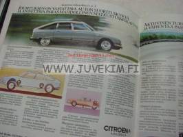 Citroën - ajamisen filosofiaa, jousityus, turvallisuus, muotoilu eri malleissa -myyntiesite / sales brochure