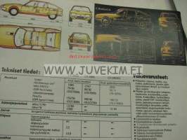 Citroën - ajamisen filosofiaa, jousityus, turvallisuus, muotoilu eri malleissa -myyntiesite / sales brochure