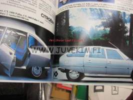 Citroën - ajamisen filosofiaa, jousityus, turvallisuus, muotoilu eri malleissa -myyntiesite / sales brochure