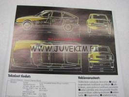 Citroën GS -myyntiesite / sales brochure