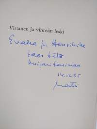 Virtanen ja vihreän leski (signeerattu, tekijän omiste)