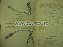 Neue Instrumente und Apparate für die Thorax-Chirurgie V/O &quot;Medexport&quot; -lääketieteellisten instrumenttien luettelo