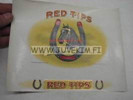 Red Tips -sikarilaatikkoetiketti