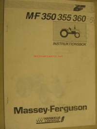 Massey Ferguson 350 355 360 Instruktionsbok