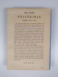 Päiväkirja vuosilta 1907-1915