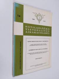 Sotilaslääketieteellinen aikakauslehti n:o 1a/1991