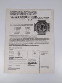 Kansa taisteli - Miehet kertovat  10/1986 : kuvauksia sotiemme tapahtumista