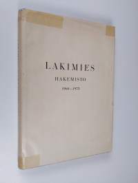 Lakimies hakemisto 1960-1973