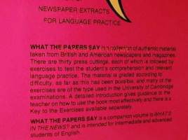What the papers say
