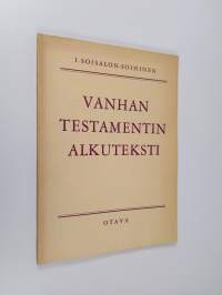 Vanhan testamentin alkuteksti