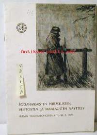 Sodanaikaisten piirustusten,veistosten ja maalausten näyttely