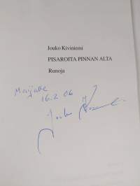 Pisaroita pinnan alta (signeerattu, tekijän omiste)