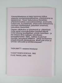 Vuorovaikutustaidot ryhmässä Opas ryhmän vetäjälle