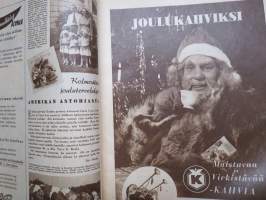 Kotiliesi joulu 1950 nr 24, 15.12.1950 Joulunumero, Kansikuvitus Martta Wendelin, Kansanedustaja Tyyne Leivo-Larsson, Kunnan emäntiä, Teollisuusneuvos Yrjö Laine...