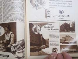 Kotiliesi 1951 nr 2, Kansikuva Martta Wendelin, SOK Olympia Ceylon-tee, Pikkulapset ja elokuvat mm. Disney Tuhkimo, Ravintomme tieteen valossa, Oksa osattomallekin..