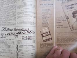 Kotiliesi 1951 nr 2, Kansikuva Martta Wendelin, SOK Olympia Ceylon-tee, Pikkulapset ja elokuvat mm. Disney Tuhkimo, Ravintomme tieteen valossa, Oksa osattomallekin..