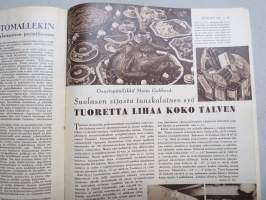 Kotiliesi 1951 nr 2, Kansikuva Martta Wendelin, SOK Olympia Ceylon-tee, Pikkulapset ja elokuvat mm. Disney Tuhkimo, Ravintomme tieteen valossa, Oksa osattomallekin..