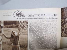 Kotiliesi 1951 nr 2, Kansikuva Martta Wendelin, SOK Olympia Ceylon-tee, Pikkulapset ja elokuvat mm. Disney Tuhkimo, Ravintomme tieteen valossa, Oksa osattomallekin..