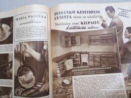 Kotiliesi 1951 nr 2, Kansikuva Martta Wendelin, SOK Olympia Ceylon-tee, Pikkulapset ja elokuvat mm. Disney Tuhkimo, Ravintomme tieteen valossa, Oksa osattomallekin..