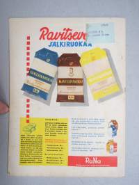Kotiliesi 1951 nr 2, Kansikuva Martta Wendelin, SOK Olympia Ceylon-tee, Pikkulapset ja elokuvat mm. Disney Tuhkimo, Ravintomme tieteen valossa, Oksa osattomallekin..