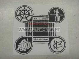 Ex Libris Saraluoto -kirjanomistajamerkki