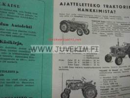 Traktoreita, moottorityökoneita ja moottorikäyttöisiä laitteita koskevia määräyksiä 1958