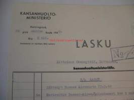 Kansanhuoltoministeriö, 20.11.1940 -asiakirja