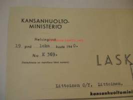 Kansanhuoltoministeriö, 19.10.1940 -asiakirja