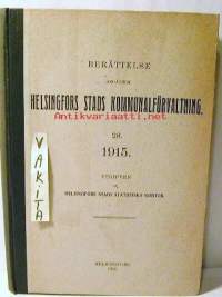 Helsingfors stads kommunalförvaltning  1915