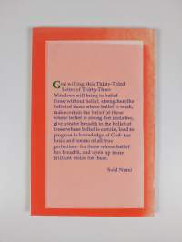 Thirty-three Windows - Making Known the Creator : the Thirty-third Word from the Risale-i Nur Collection