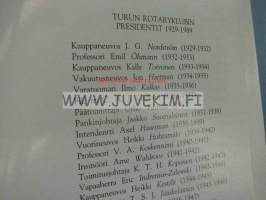 Turun kultainen ratas - Turun Rotaryklubi 1929 - 1989 Åbo Rotaryklubb