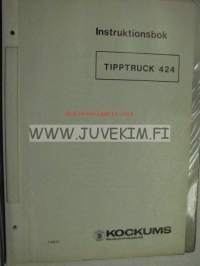 Kockums Tipptruck 424 instruktionsbok -käyttöohjekirja ruotsiksi