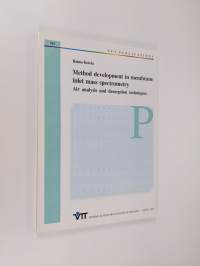 Method development in membrane inlet mass spectrometry - Air analysis and desorption techniques