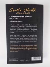 Affaires de famille (2 titres): La Mystérieuse Affaire de Styles / Témoin muet