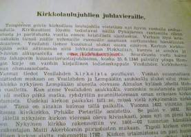 Kirkkolaulujuhlat  Vesilahdessa 2-3 päivinä 1949