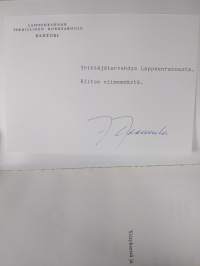 Yrityksestä ja sen tutkimisesta 1984 (signeerattu)