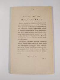 Hallasavuja : runoja