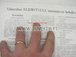 Alumit talouspaperi -esite