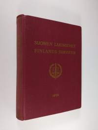 Suomen lakimiehet 1958 = Finlands jurister