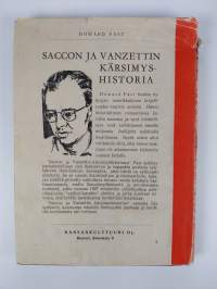 Saccon ja Vanzettin kärsimyshistoria : tarina Uudesta Englannista