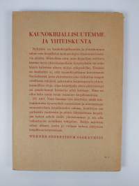 Kaunokirjallisuutemme ja yhteiskunta
