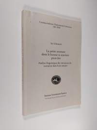 La petite aventure dont le lecteur se souvient peut-être - analyse linguistique des intrusions du narrateur dans huit romans