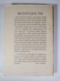 Muistojen tie : valikoima jälkeenjääneitä runoja