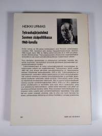 Työrauhajärjestelmä Suomen sisäpolitiikassa 1960-luvulla (tekijän omiste)
